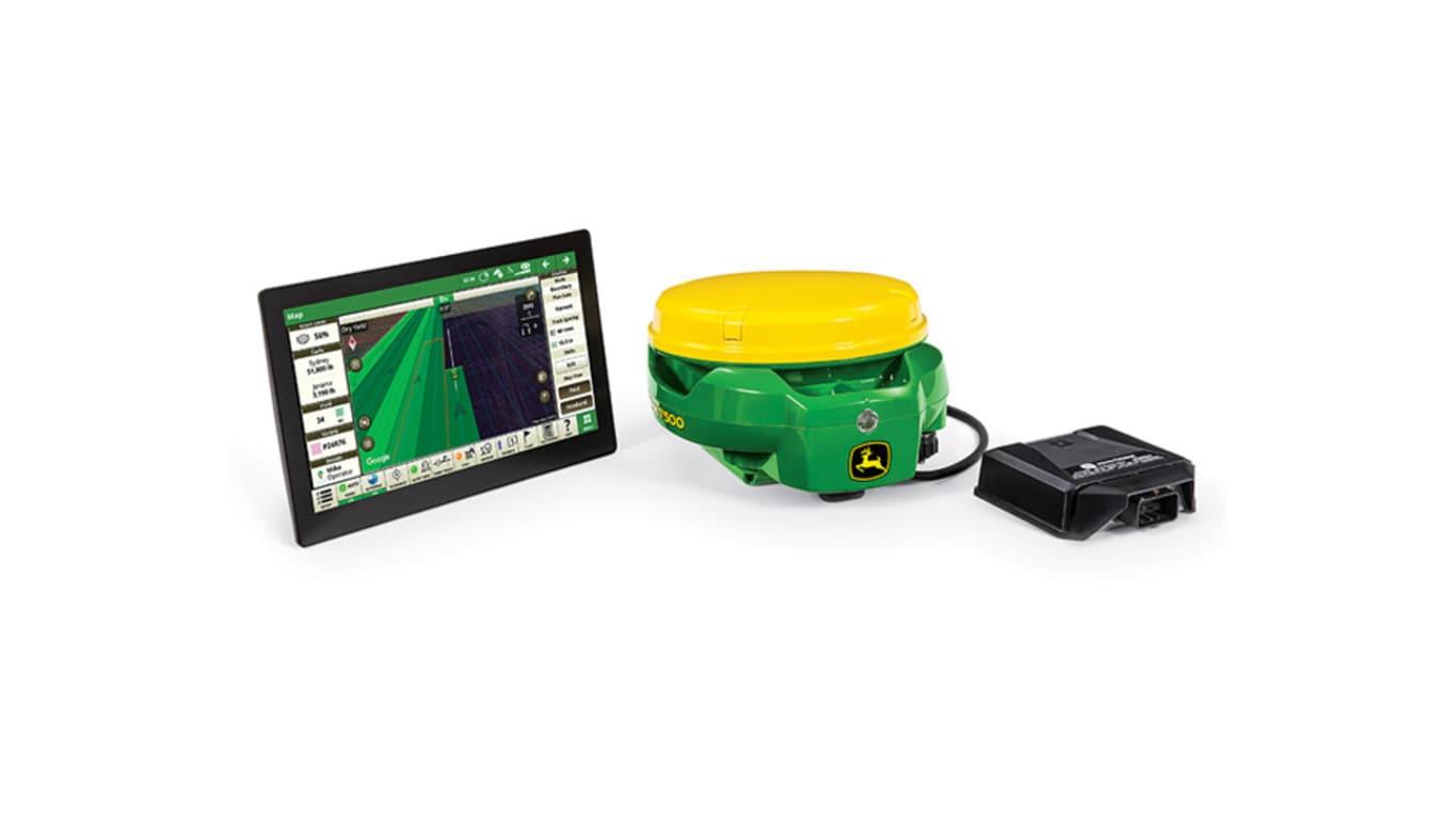 Studio image of G5 Display with a StarFire™ 7500 Receiver and JDLink™ modem