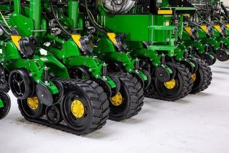 John Deere factory-installed tracks on a 24-row 1775NT Planter