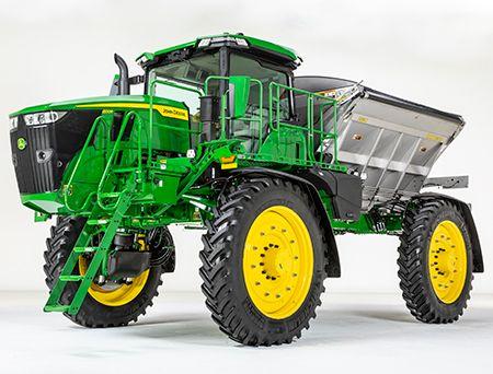 New Leader Dry Spinner Spreader on a 400R