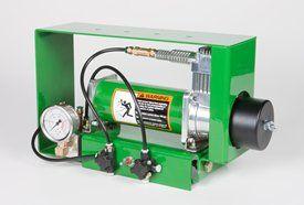 Pneumatic downforce compressor and gauge