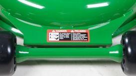 Angled skid plate