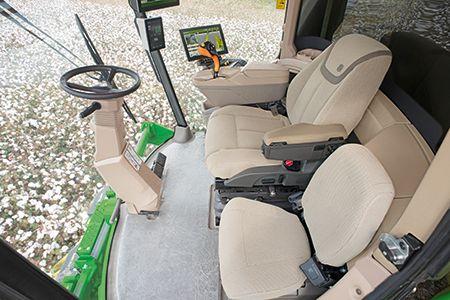 Inside the CP770 cab