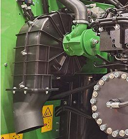 Mechanical driven suction blower
