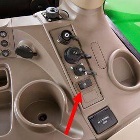 Operator on/off switch on 6 Series tractors