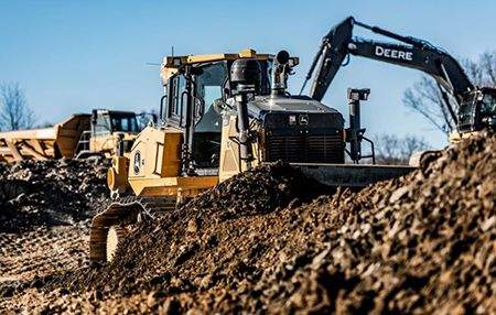 John Deere P-Tier excavator at a demo day