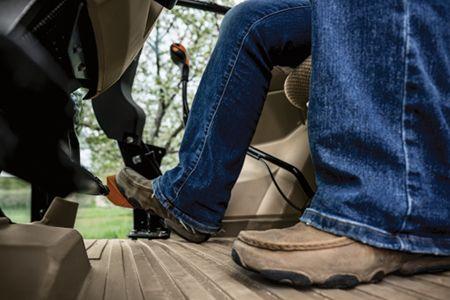 Flat cab floor