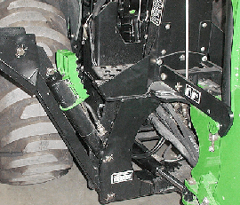 Backhoe step