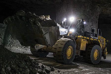 Deluxe Lighting Package on a 944 X-Tier working underground