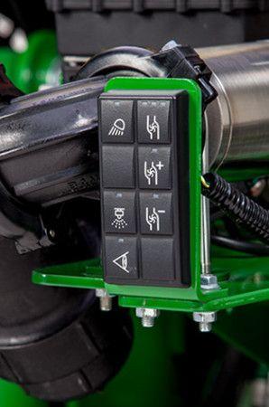 Keypad at rear of planter