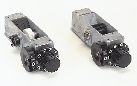 Roller meter and fluted meter