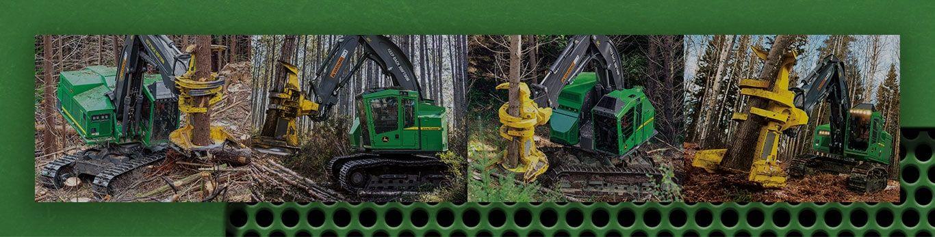 John Deere Tracked Feller Bunchers