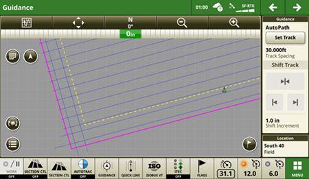 Guidance created using AutoPath (Boundaries)