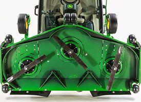 Mower deck showing RFS feature