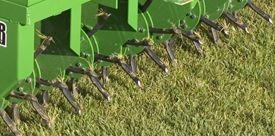 Eight per hub for desired aerification