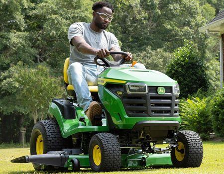 S220 with Accel Deep 48A Mower Deck