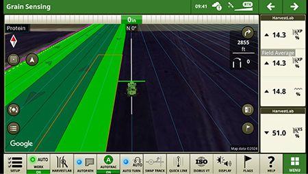 With the HarvestLab module, view constituents easily on your G5 Display.
