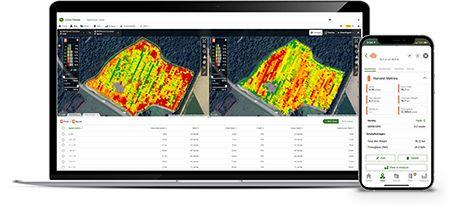 Based on the harvest information, the customers can create prescription maps within the Operations Center.*