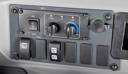 Adjustable cab controls