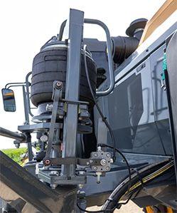 Air-ride suspension and air bag linkage