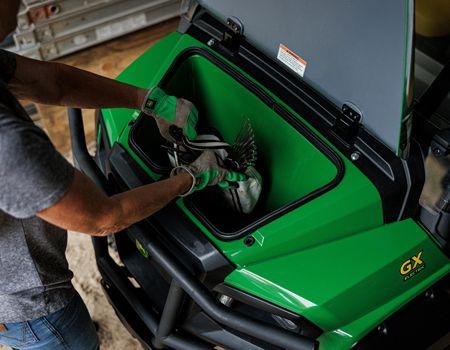Under-hood storage