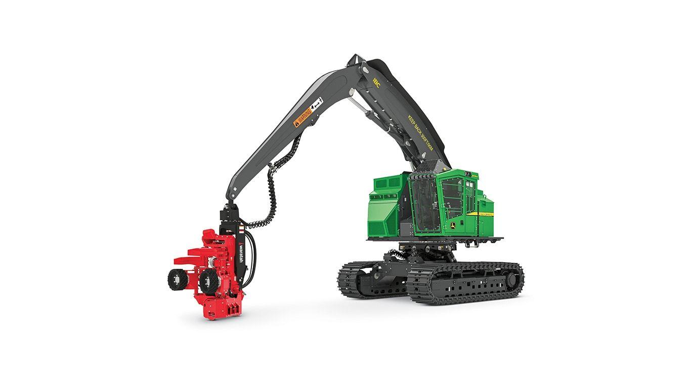 859MH IBC Tracked Harvester on white background