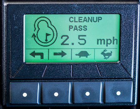 Cleanup Pass mode setting screen