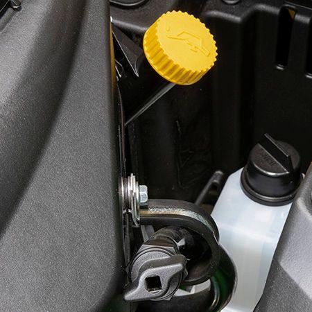 Engine oil fill/check and oil drain tube