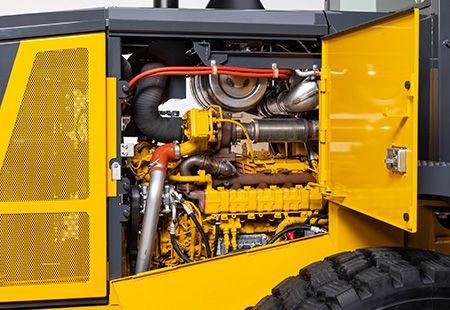 Right side engine access