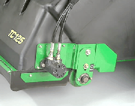 Roller adjustment gauge and brush motor