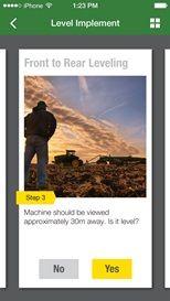 Leveling the implement with Equipment Mobile