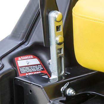 Motion-control lever height and fore/aft adjustment bolts