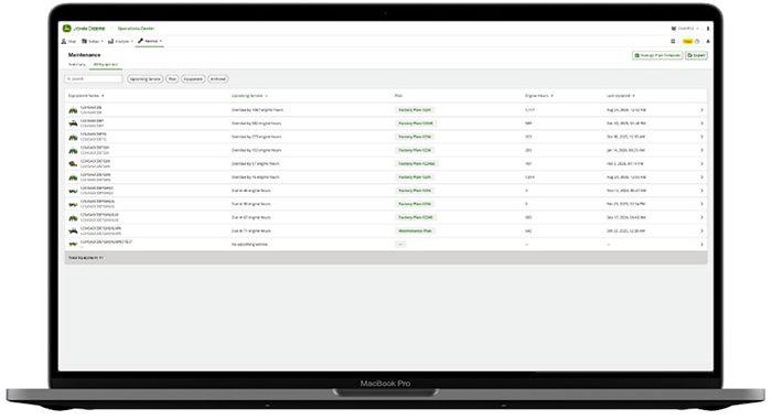 Manage maintenance plans for all your equipment.