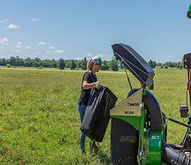 Individual bags are easy to reinstall