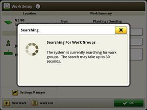 Searching for other work groups