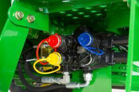Dual mid-mount SCVs on OOS tractors