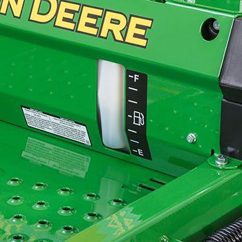 Easy-to-see fuel sight gauge