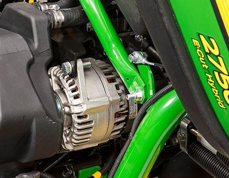 56-V alternator on 2750 E-Cut Hybrid Triplex Mower