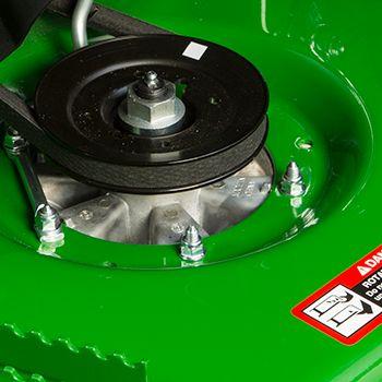 Deep mower deck spindle pocket