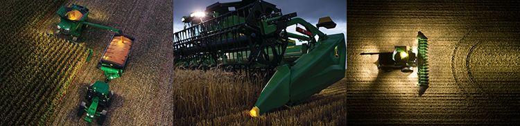 X Series harvesting in the early morning and late at night