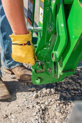 Locking the attachment in place