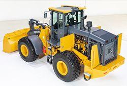 Hinged doors open on both sides of the machine for daily, ground level access and service