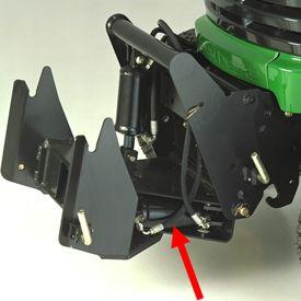 Hydraulic-angling cylinder