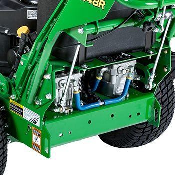 R Series mower frame, rear