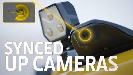 Right, Rear, and Left Cameras with additional light-emitting diode (LED) Surround Lighting