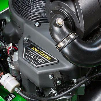 Engine integrated cleanout port