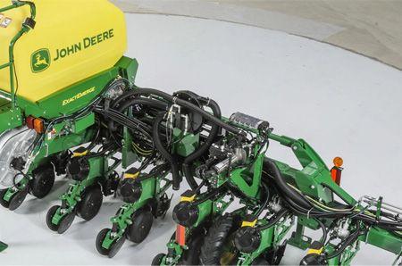 ExactRate pump assembly at rear of 16-row 1725C
