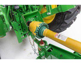 Category 6 Main driveshaft with CV Joint for tight tractor turns.