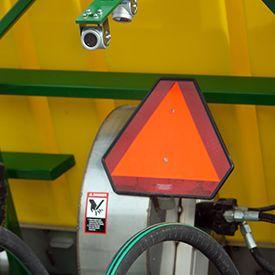 Slow-moving vehicle sign