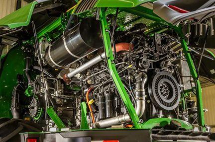 John Deere F9 500 with the JD18X
