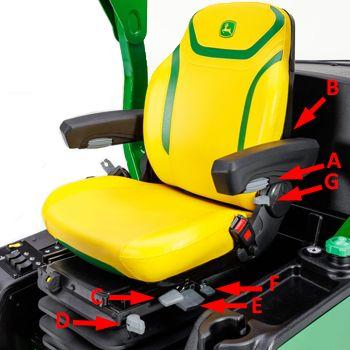 Air-suspension seat adjustment